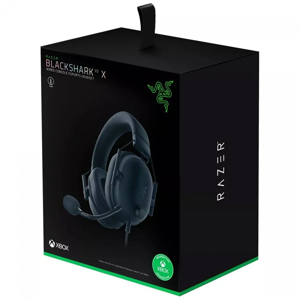 Imagem 2 de 5 do produto Headset Gamer Razer Blackshark V2 X, XBOX/pc, 3.5mm, Drivers De 50mm,  Preto, Rz0403240900