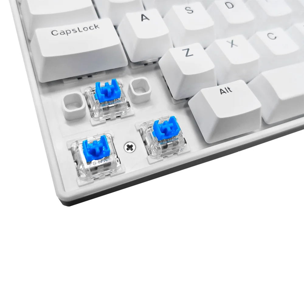 Imagem 5 de 5 do produto Teclado Gamer Brx, Mecânico, RGB, Usb, Branco - Mw405