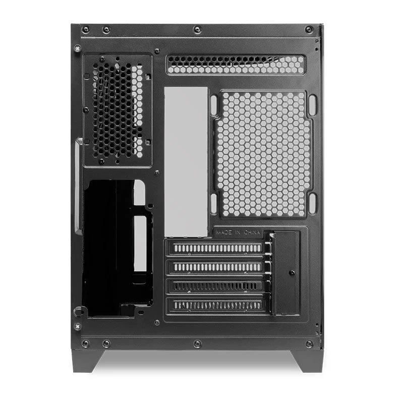 Imagem 2 de 5 do produto Gabinete Gamer Mancer Cv700b 2 Fans Mini Tower Lateral De Vidro S/fonte Preto - Mcr-cv700b-bk-2f