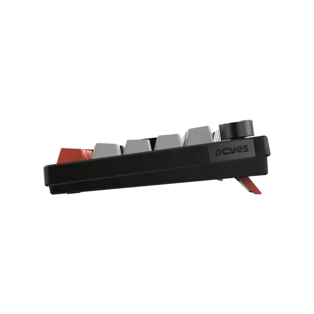 Imagem 3 de 5 do produto Teclado Mecanico 75% PCyes Arkeum - Black Vulcan - Switch Red - Akbv75rbr