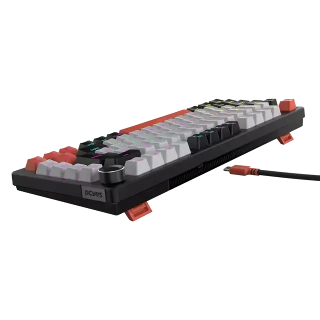 Imagem 4 de 5 do produto Teclado Mecanico 75% PCyes Arkeum - Black Vulcan - Switch Red - Akbv75rbr