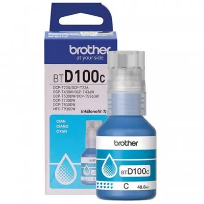 Tinta Btd100c Ciano | Dcp-t230 T430w T530dw T730dw | 48.8ml