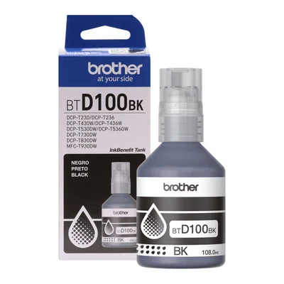 Tinta Btd100bk Preto | Dcp-t230 T430w T530dw T730dw | 108ml