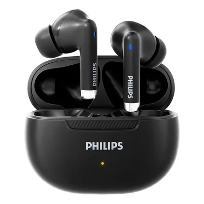 Fones De Ouvido Sem Fio Bluetooth Philips Modelo Tat2020 True Wireless - Cor Preto
