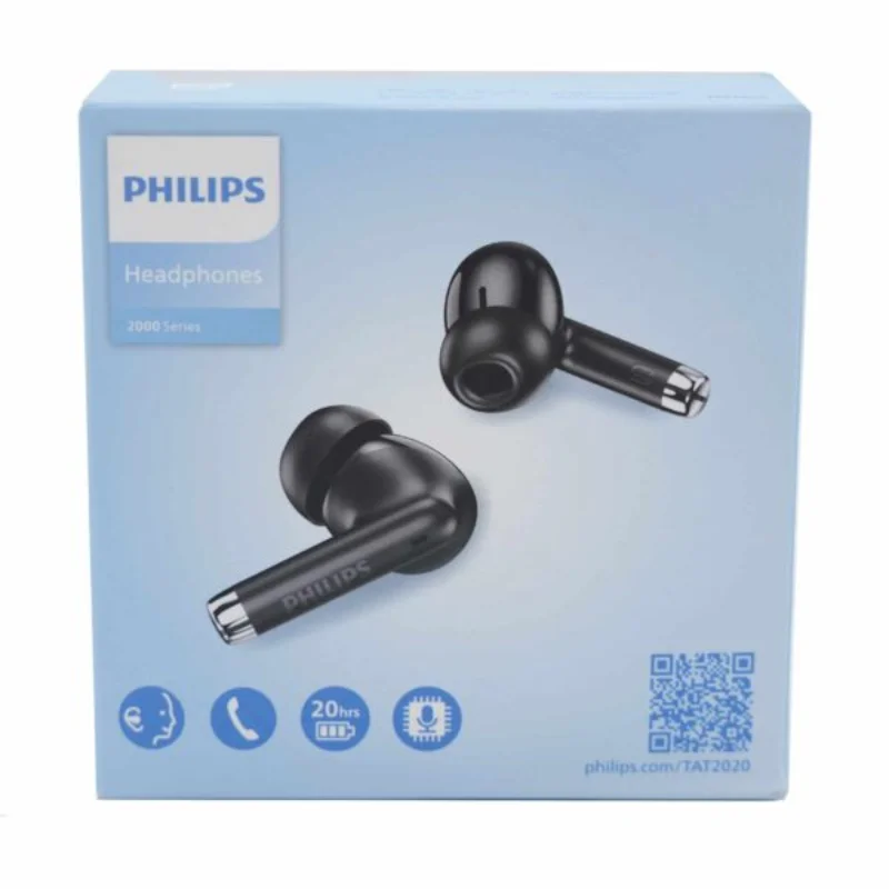Imagem 4 de 5 do produto Fones De Ouvido Sem Fio Bluetooth Philips Modelo Tat2020 True Wireless - Cor Preto