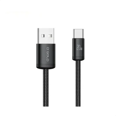 Cabo De Dados Turbo Usb Para Type-c 1m 20w Agold Cb98-3