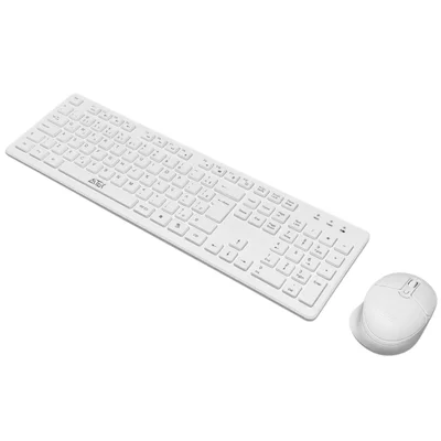 Kit Teclado Membrana E Mouse Sem Fio, Teclas Macias Silenciosa - Aitek
