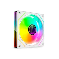 Cooler Fan F9‑l300wh C3tech RGB 120 mm LED RGB Espelho Infinito, Moldura Slim, Molex 4‑pinos - Branco 2
