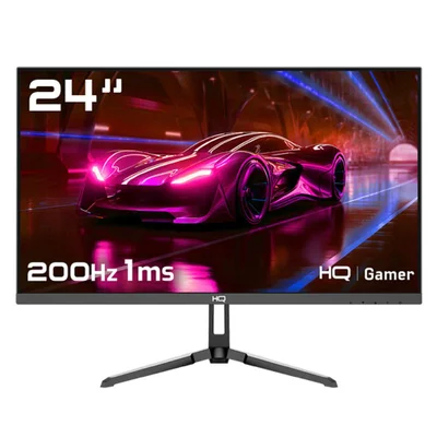 Monitor Gamer Hq Ultra 24” Ips 200hz, 1ms, Full Hd, Freesync, HDMI + Displayport, Frameless... 3