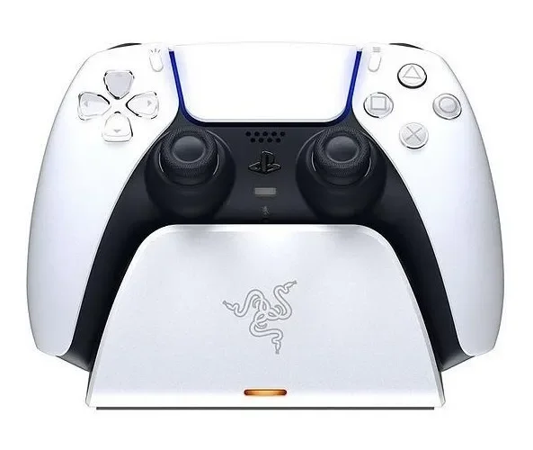 Imagem 2 de 3 do produto Suporte De Carregamento Rápido Razer Universal Para Playstation 5 White - Rc21-01900100-r3u1