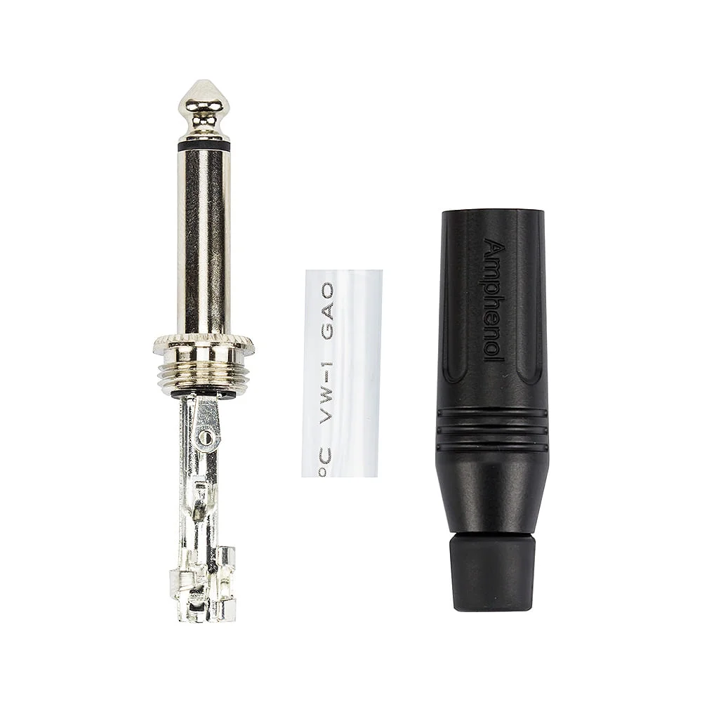 Imagem 2 de 2 do produto Plug P10 Mono, Black Acpm-gb - Amphenol
