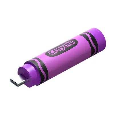 Pendrive Sandisk Crayola 256gb Usb-c Memória Portátil Violet