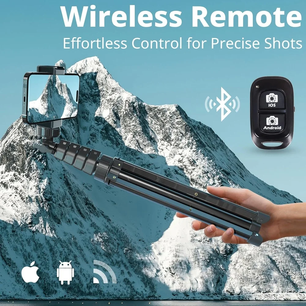 Imagem 5 de 5 do produto Ubeesize Tripé/bastão 72 Pol P/celular Câmera Profissional