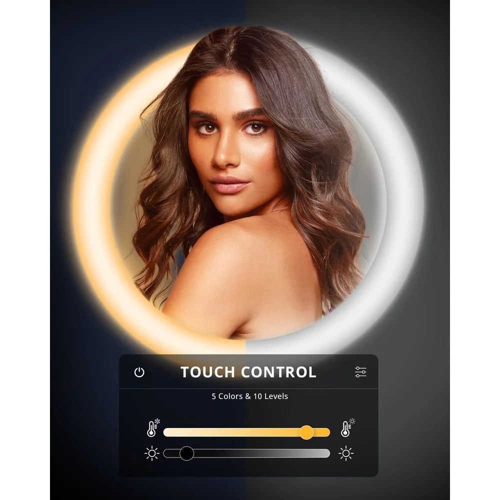 Imagem 2 de 5 do produto Ring Light 12'' Ubeesize Tripé LED Ajustável Profissional