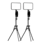 Kit Iluminação LED Vídeo Ubeesize 2 PCs Tripé 165cm Celular