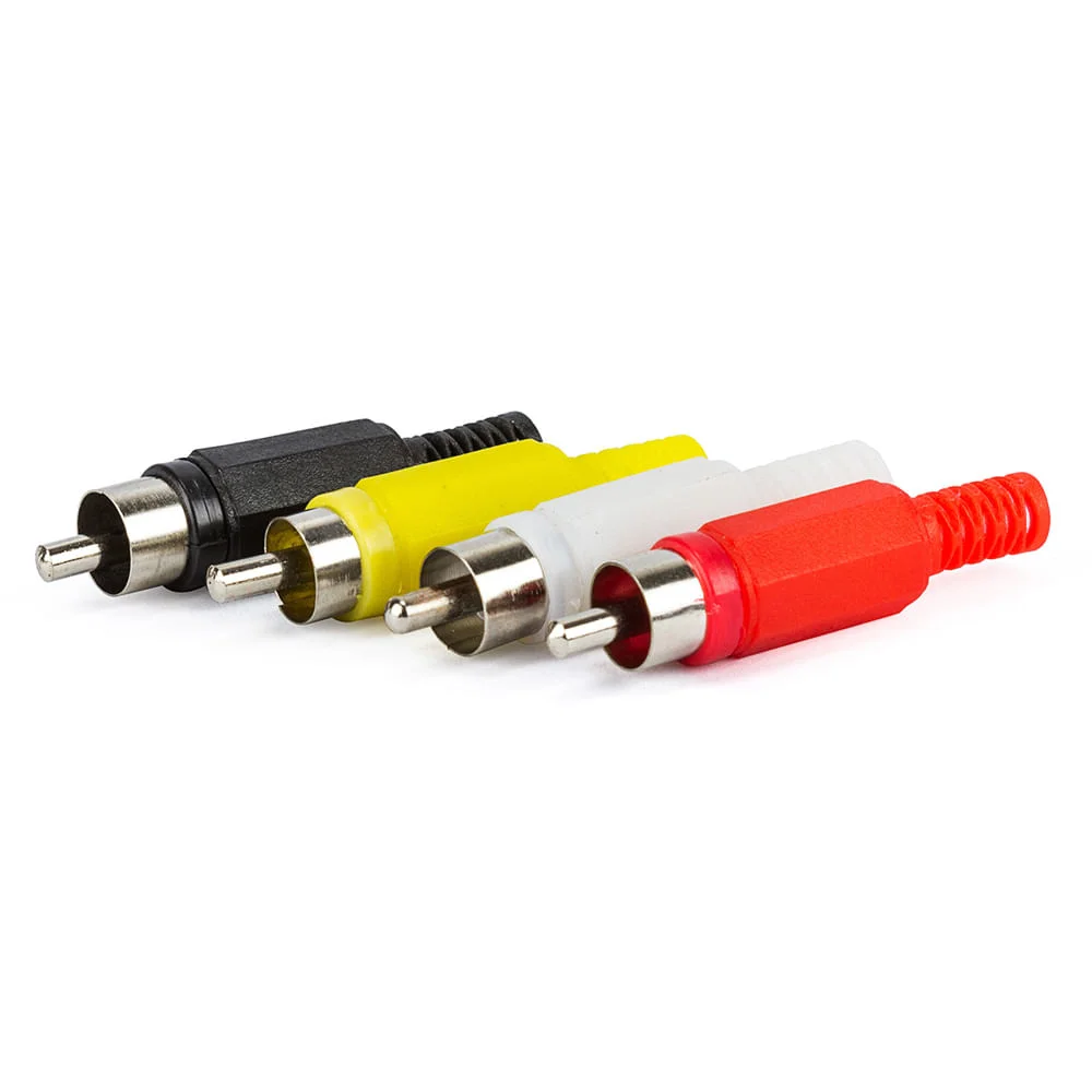 Imagem 2 de 2 do produto Plug Rca  Vermelho Vermelho