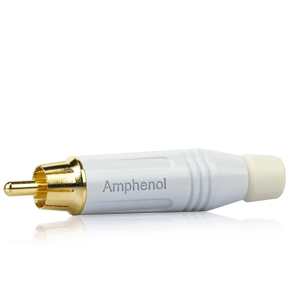 Imagem 2 de 3 do produto Plug Rca Macho Acpr-wht, Branco - Amphenol
