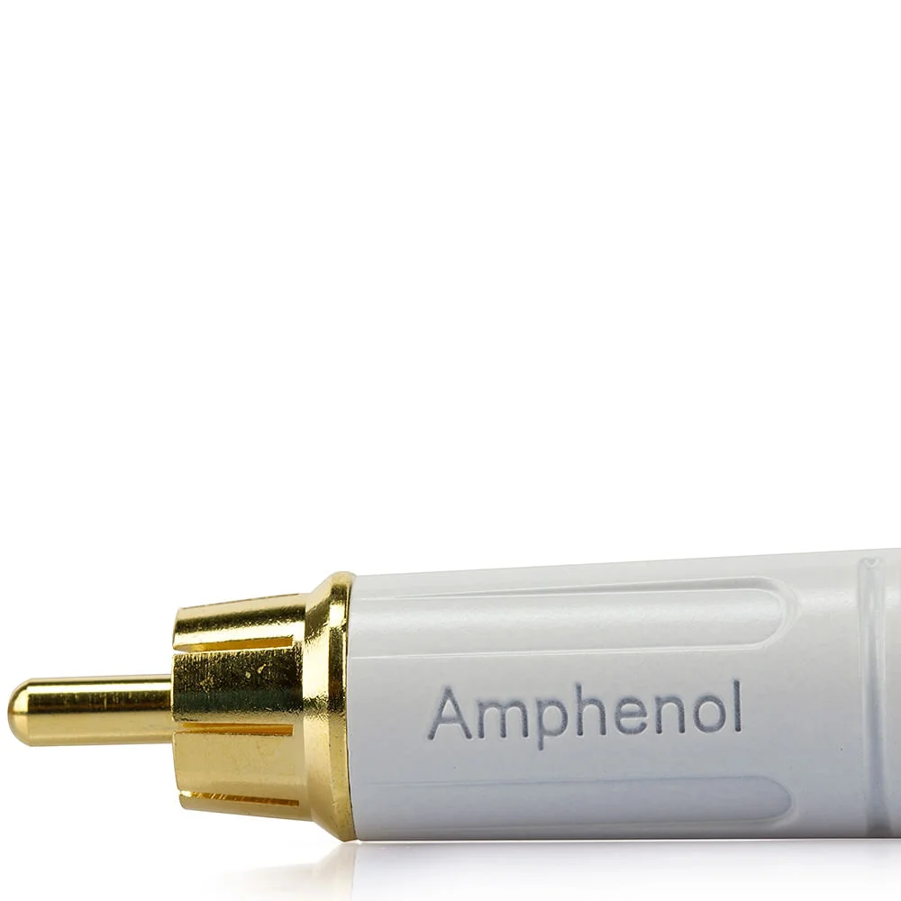 Imagem 3 de 3 do produto Plug Rca Macho Acpr-wht, Branco - Amphenol