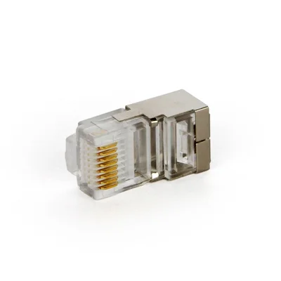 Conector Rj45 Blindado Cat5e 8 Vias
