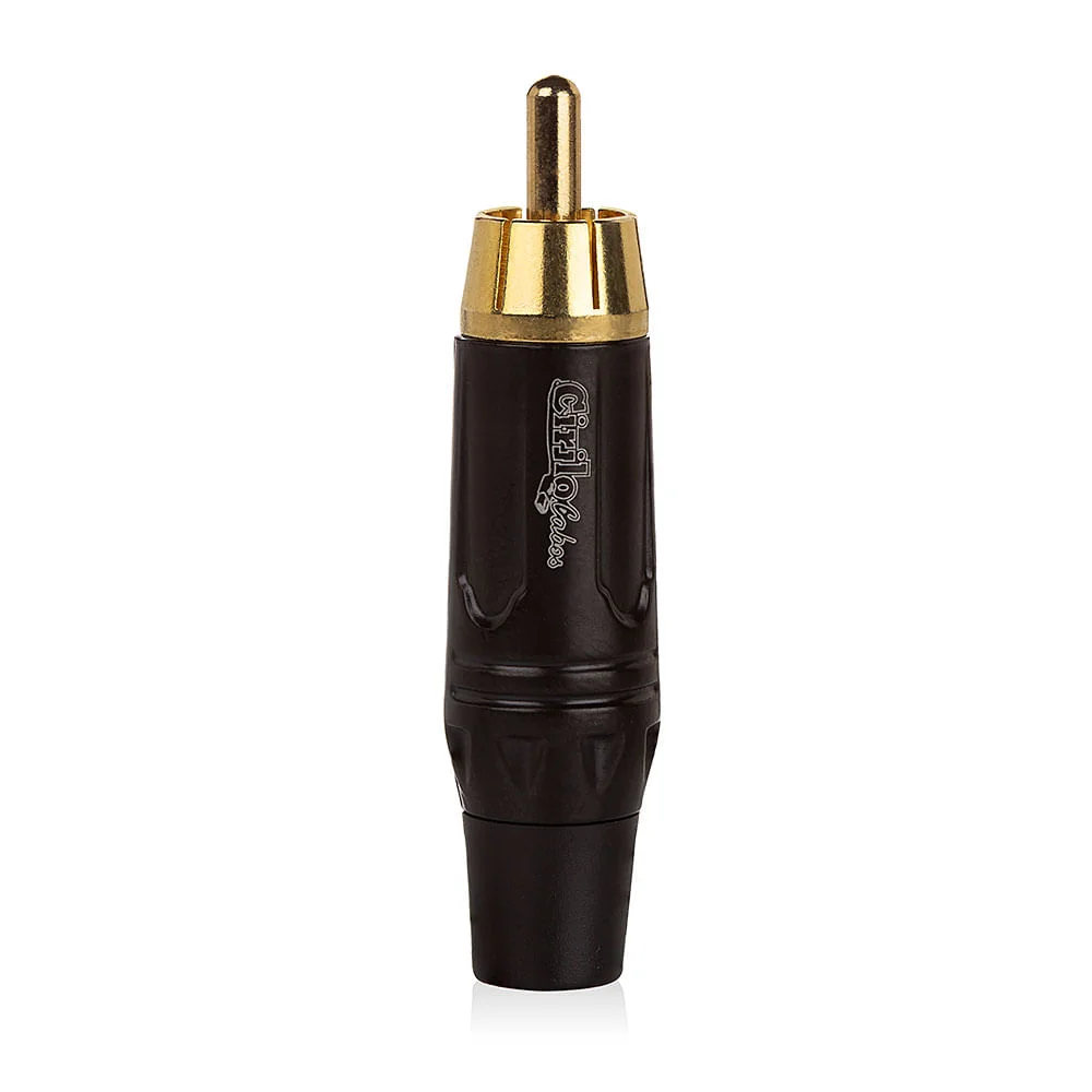 Imagem 2 de 3 do produto Conector Rca Linha Gold - Preto - Cirilo Cabos