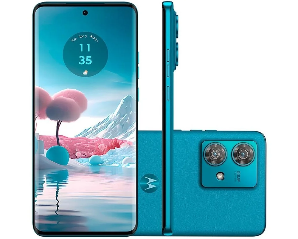 Usado - Motorola Moto Edge 40 Neo 256gb - Azul - Bom Usado - Motorola Moto Edge 40 Neo 256gb - Azul - Bom