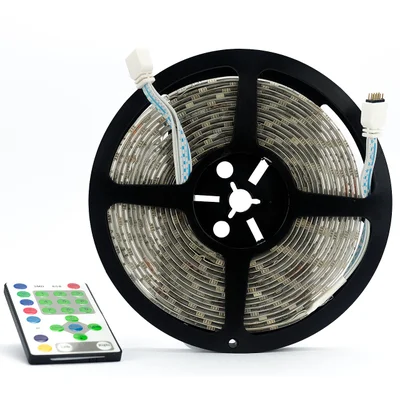Fitas LED Auto Adesivas Smd-5050 RGB 60/m - Com 5 Metros