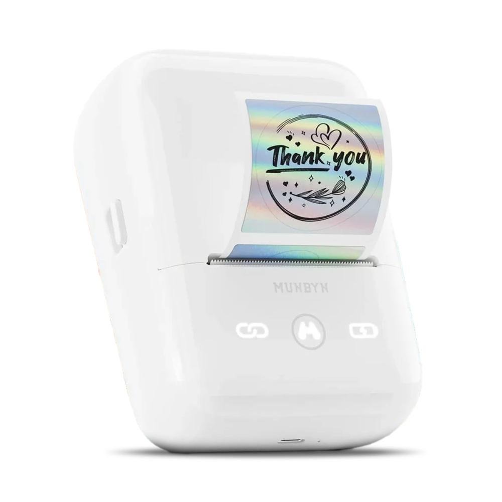 Impressora Térmica De Etiquetas Munbyn Fm226 Bluetooth, Branca - Fm226-wh