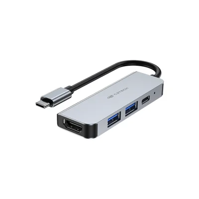 Hub C3tech, Adaptador Leitor De Memoria E Cartões 2 Em 1 Sd/tf, Usb E Usb-c - Hu-l50gy