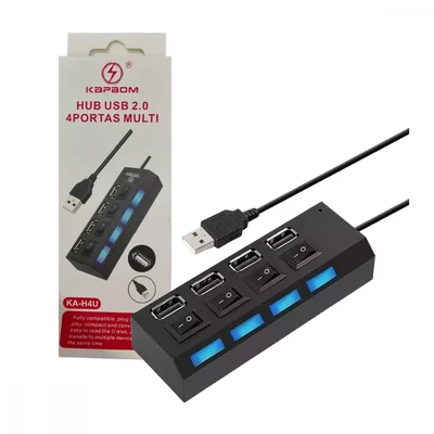 Extensor Adaptador Hub Usb 4 Portas