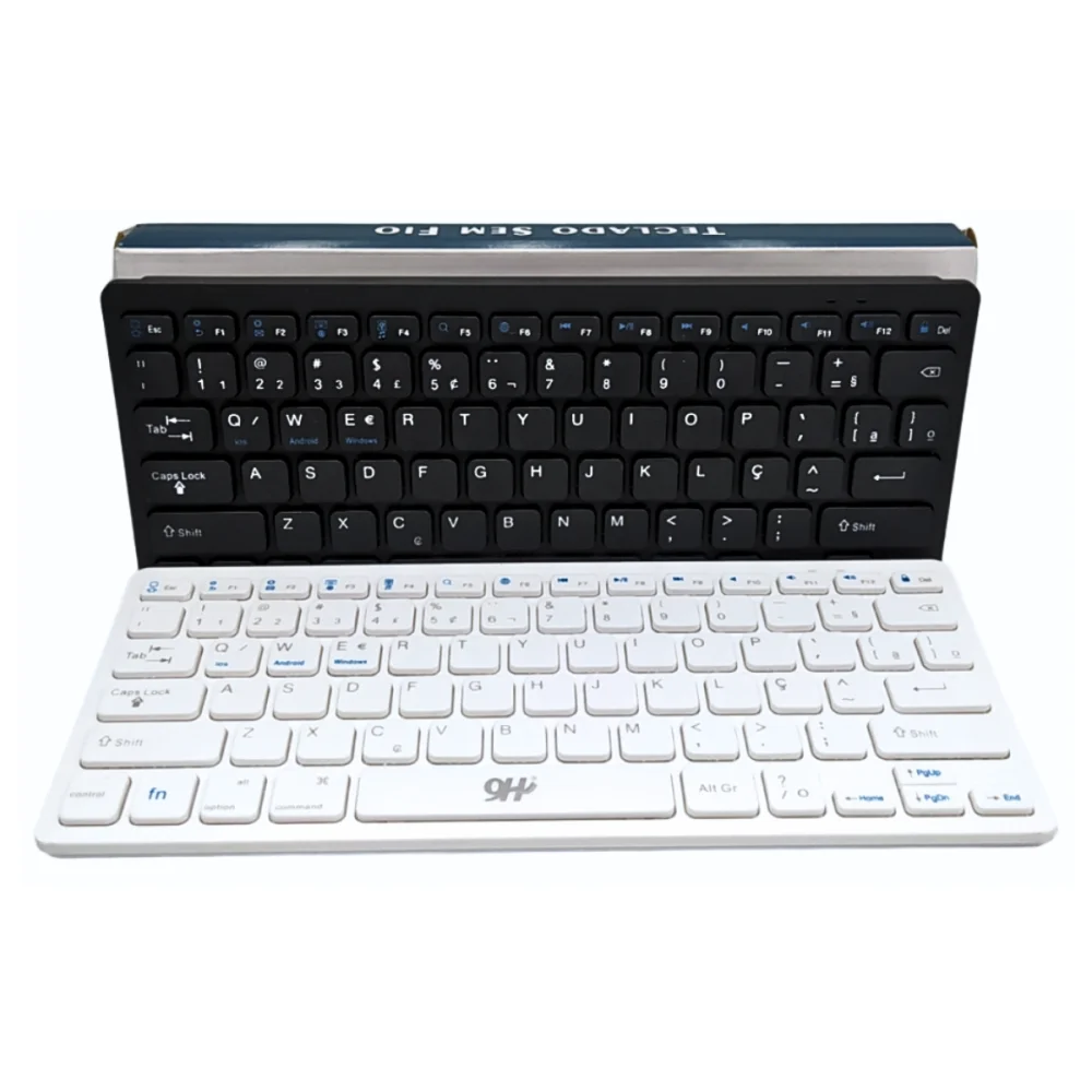 Imagem 3 de 5 do produto Teclado Sem Fio Ultra Fino Portátil Bluetooth Forte Distancy