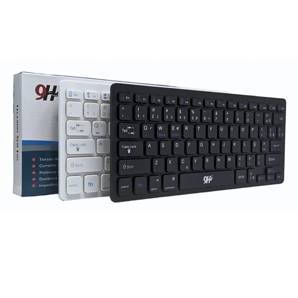 Imagem 5 de 5 do produto Teclado Sem Fio Ultra Fino Portátil Bluetooth Forte Distancy