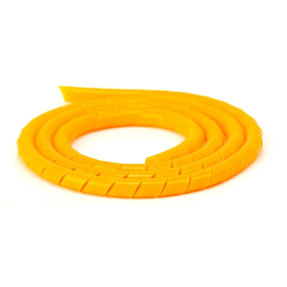 Imagem 2 de 2 do produto Organizador De Fios E Cabos Espiral 1/4 Laranja 1 Metro 1 Mt