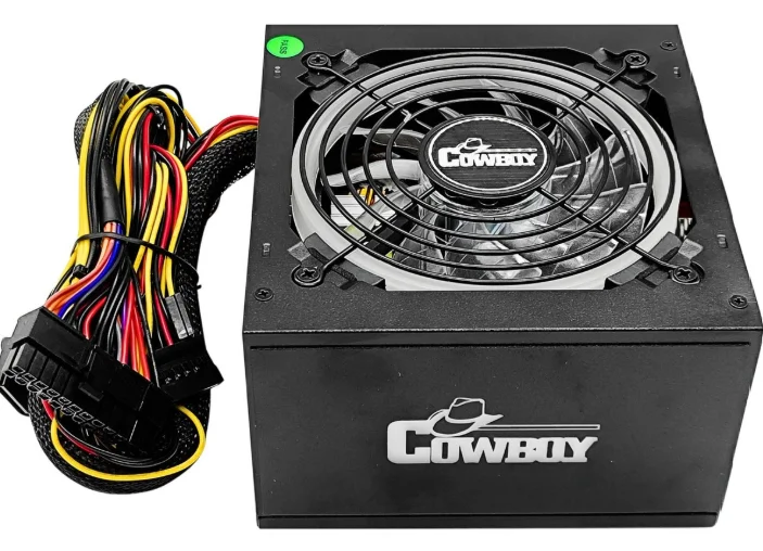 Fonte De Alimentação Gamer Atx 500w Knup Cowboy PC Luz RGB