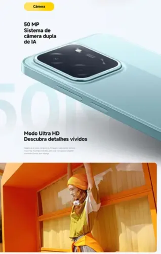 Celular Xiaomi Poco C85 De 256b 8GB Ram De 6.9" Camera 50mp 13mp - Preto (global) Celular Xiaomi Poco C85 De 256b 8GB Ram De 6.9" Camera 50mp 13mp - Preto (global)
