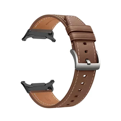 Pulseira De Couro Para Galaxy Watch Ultra - Marrom