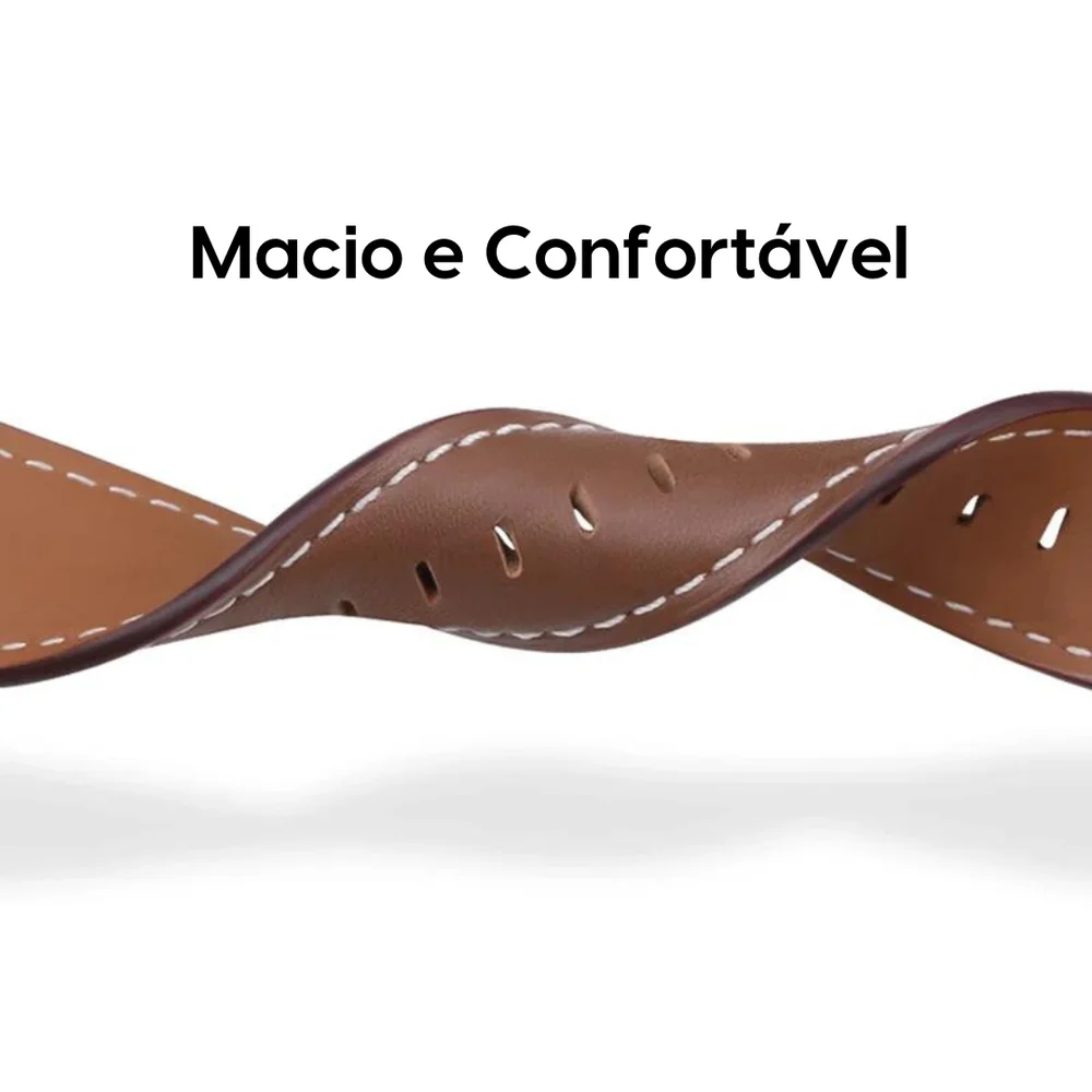 Imagem 3 de 4 do produto Pulseira De Couro Para Galaxy Watch Ultra - Marrom