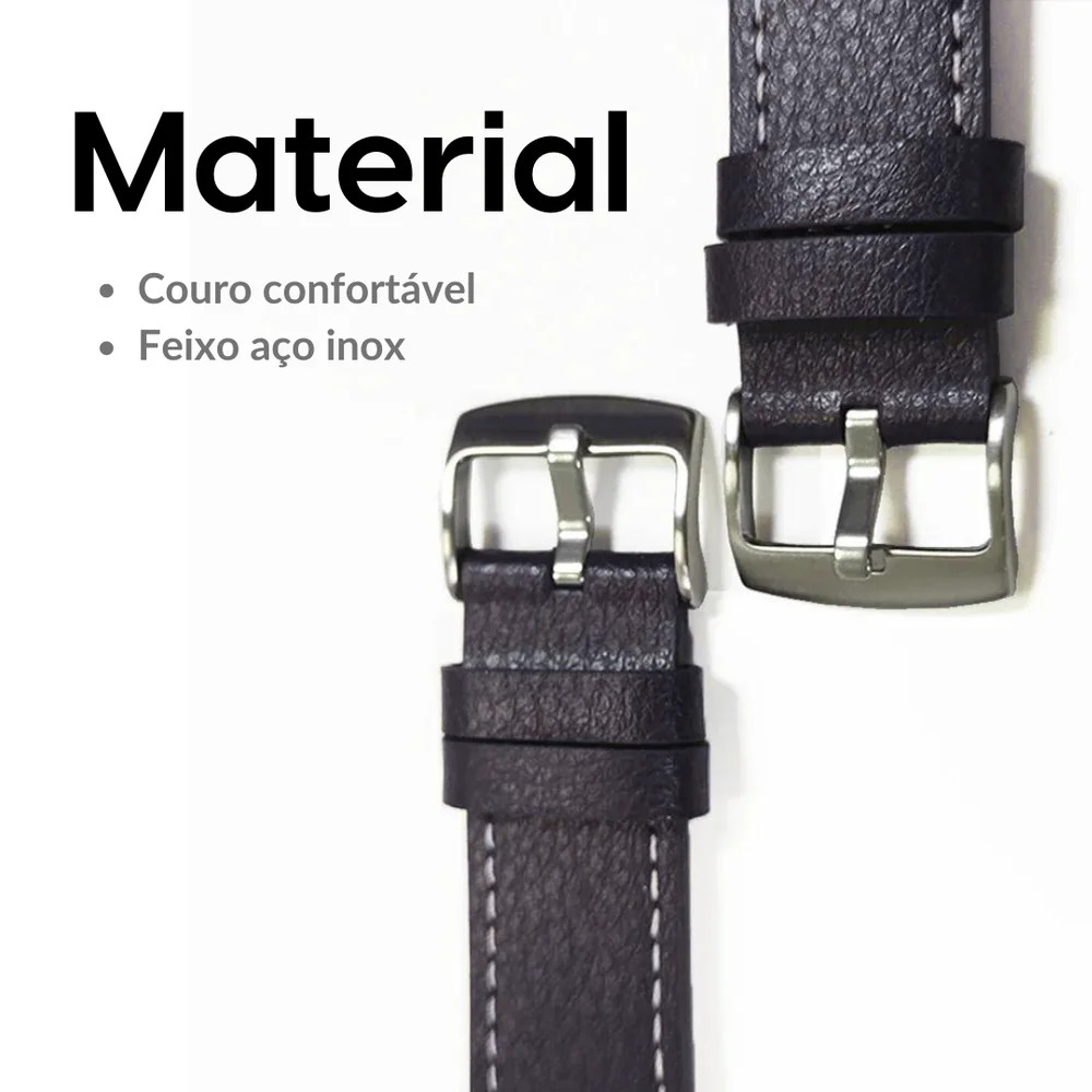 Imagem 4 de 4 do produto Pulseira De Couro Para Galaxy Watch Ultra - Marrom