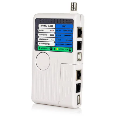Testador De Cabos Remoto - Usb, Bnc, Rj11, Rj45, Rede