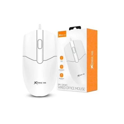 Mouse Office Escritorio Xtrike-me Gm-124 Wh Branco 1000dpi