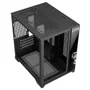 Gabinete Gamer Grodd Clanm Mid Tower Preto Mini-itx Matx Aço E Vidro 350x270x350mm