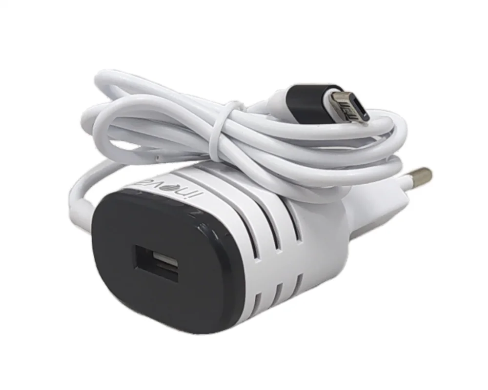Imagem 1 de 2 do produto Carregador Completo Com Fio 2.1a Tipo V8 E 01 Porta Usb Inova Car-g5014-g28