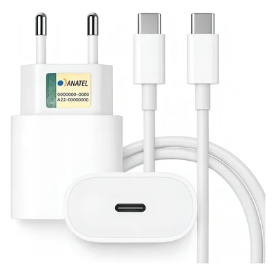 Carregador Turbo Tipo C A'gold 30w Usb-c Para Iphone 15 16 Branco