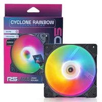 Cooler Para Gabinete Round5 Cyclone Fw Black Rainbow 120mm - 7496 2