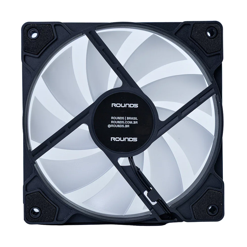 Cooler Para Gabinete Round5 Cyclone Fw Black Rainbow 120mm - 7496 6