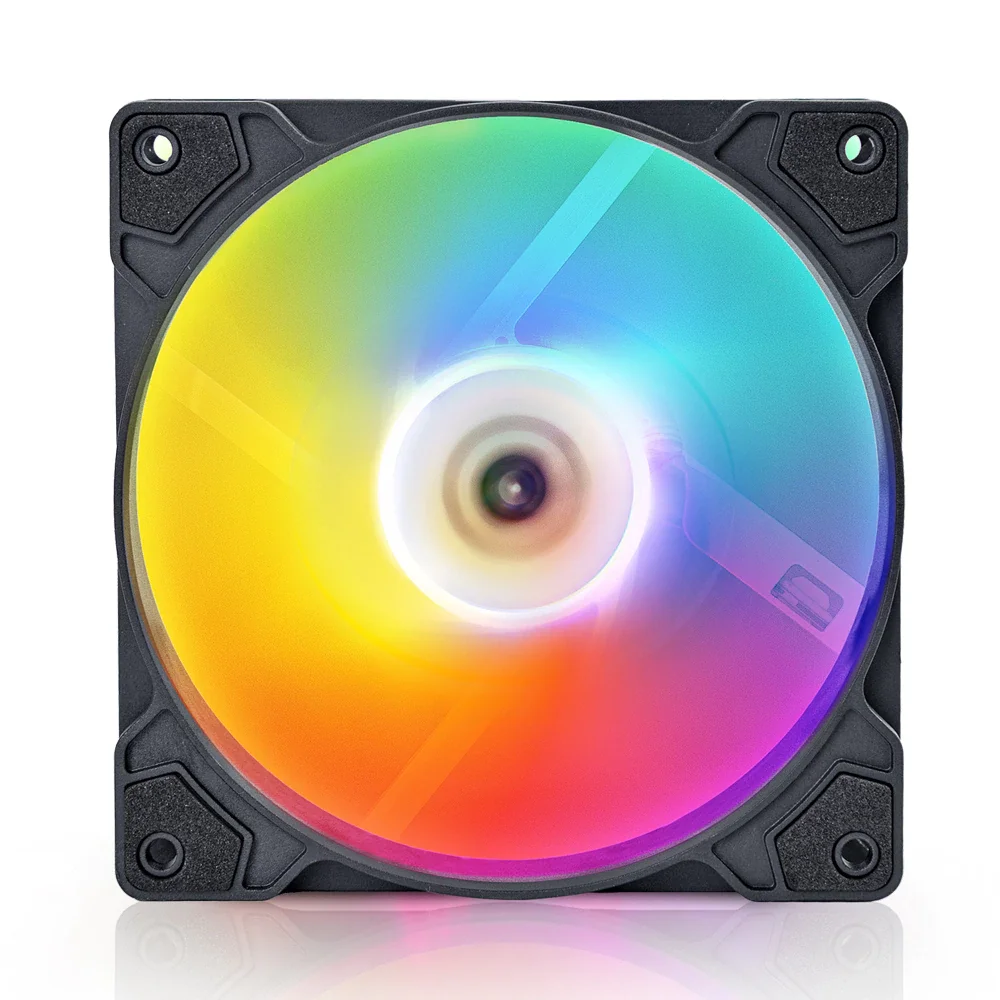 Cooler Para Gabinete Round5 Cyclone Fw Black Rainbow 120mm - 7496 7