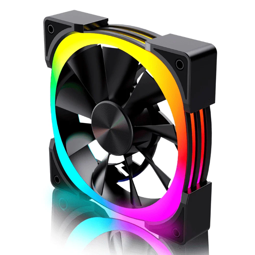 Cooler Para Gabinete Round5 Jetta Fw Black 120mm - 7493 6
