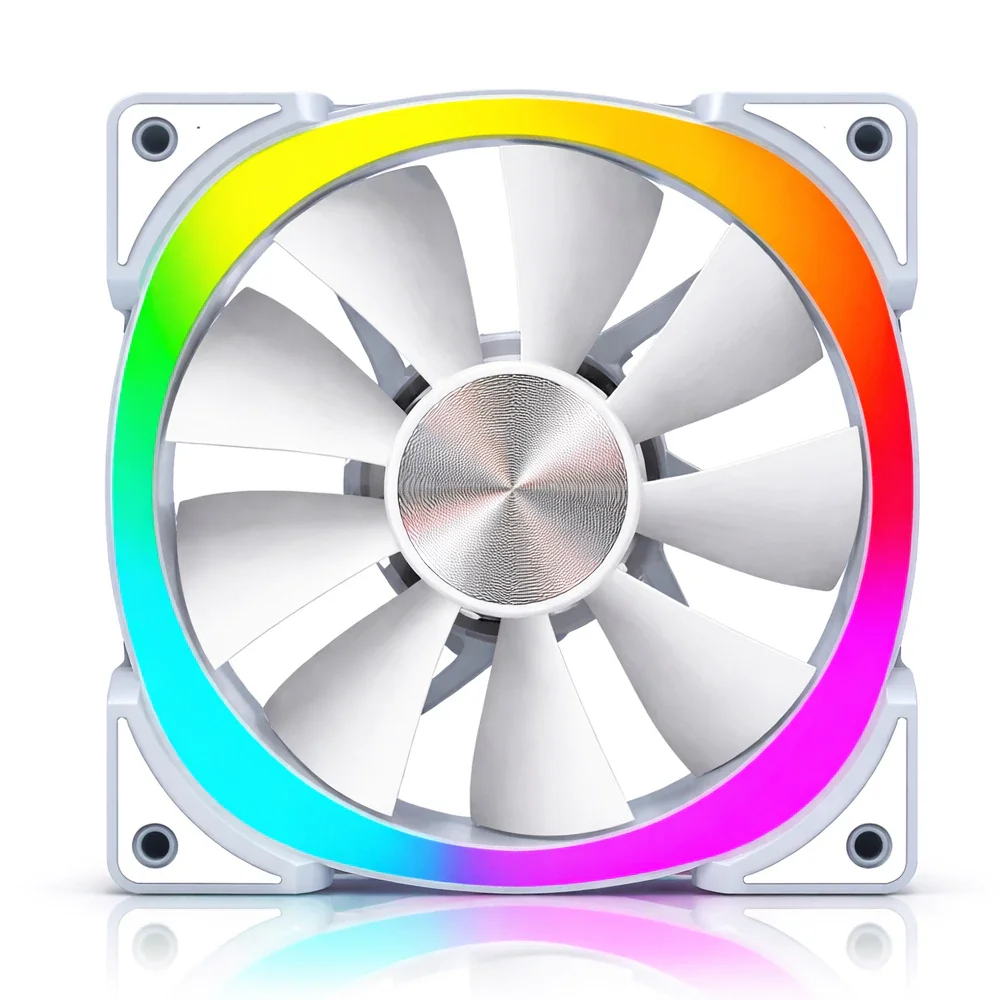 Cooler Para Gabinete Round5 Jetta Fw White 120mm - 7492 5