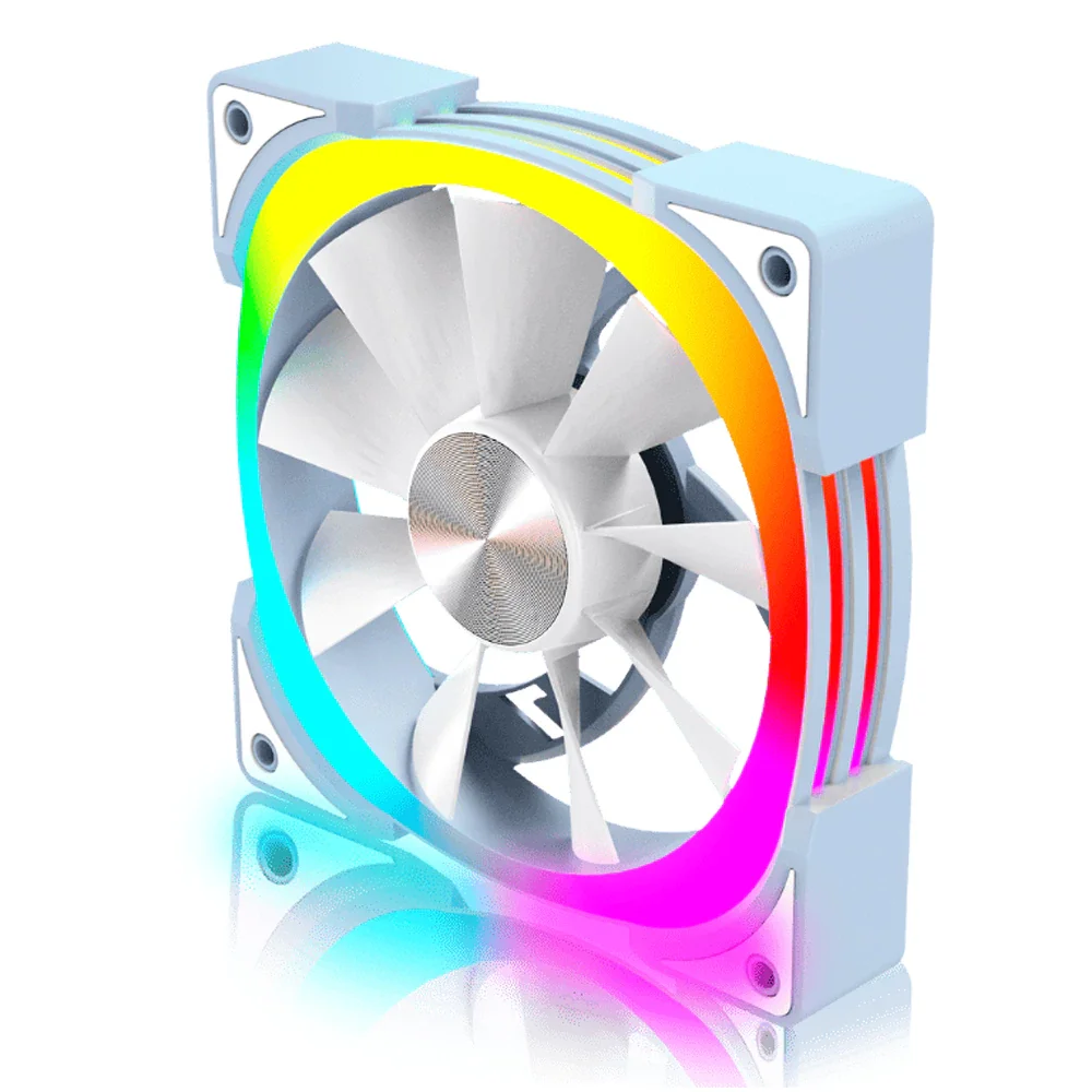 Cooler Para Gabinete Round5 Jetta Fw White 120mm - 7492 6