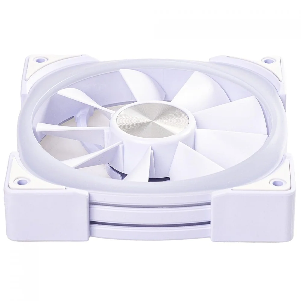 Imagem 3 de 4 do produto Cooler Para Gabinete Round5 Jetta White, ARGB, 120mm, Pwm, Branco, R5-jetta-fw-w-2239