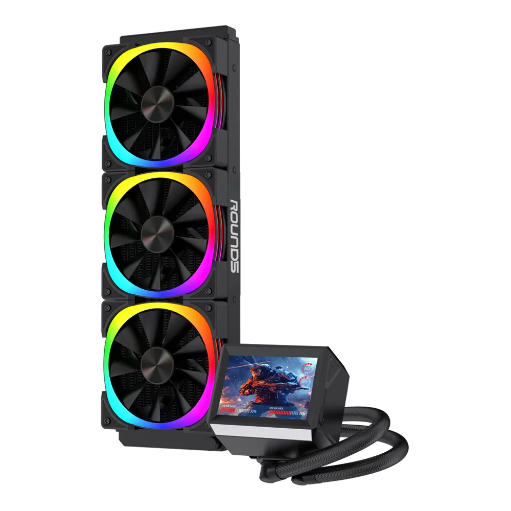 Imagem 4 de 4 do produto Water Cooler Round5 Notus Black ARGB 360mm - 7502